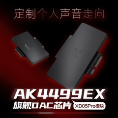 乂度xduoo AK4499EX DAC模块xd05pro平衡解码耳放专用小编制调音