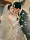 Французское легкое свадебное платье bride 2025, новое простое и легкое, высококачественный топ-топик был тонким, а юбка с небольшим шлейфом выходила из газового платья. mini 2