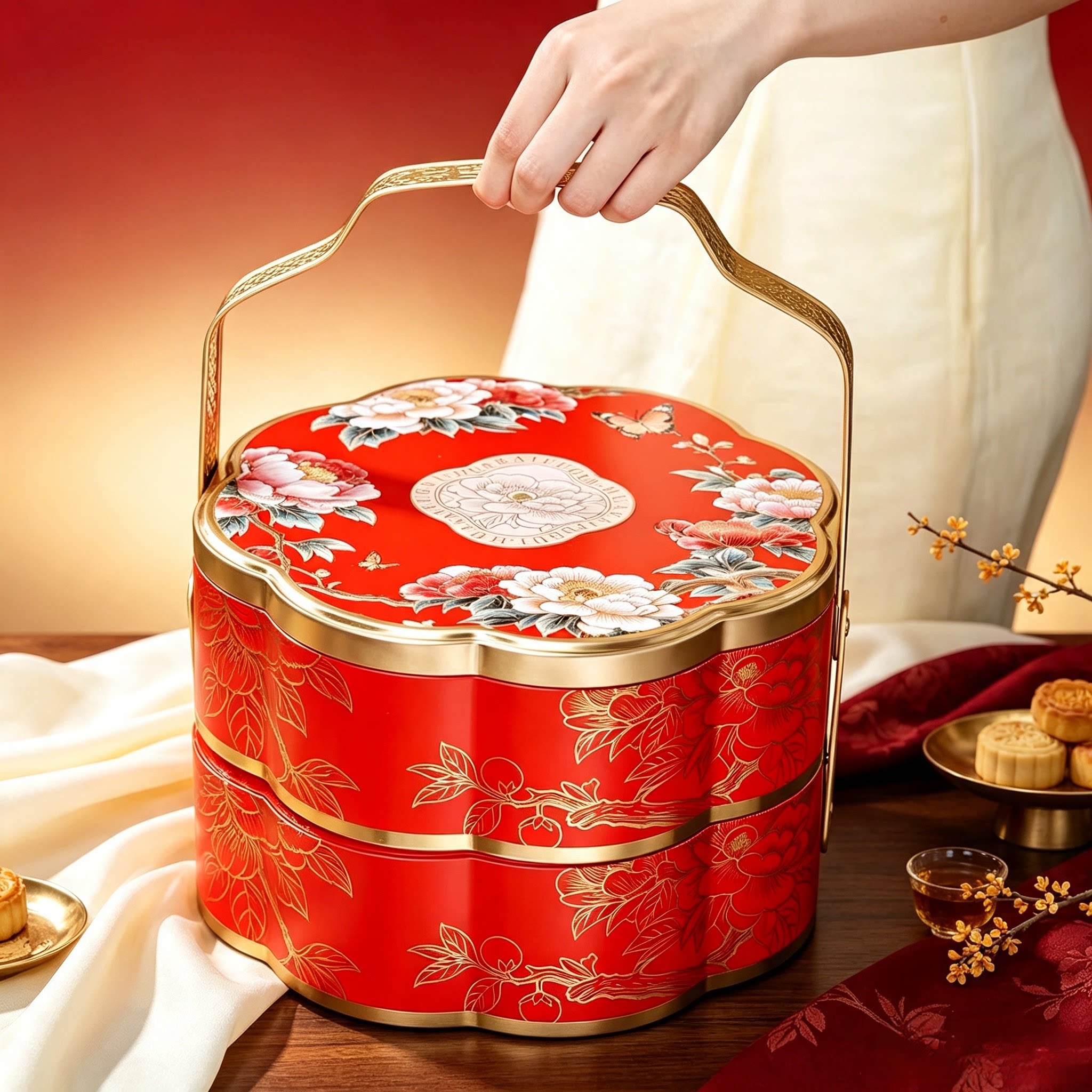 月饼包装盒中秋节月饼礼品盒空盒