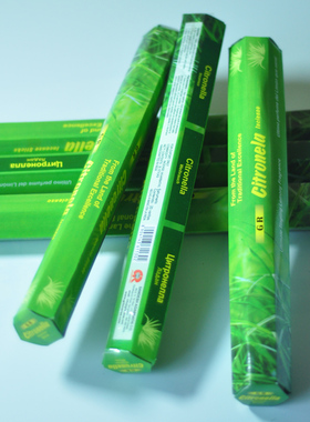 Citronella香茅草正品GR印度香天然手工熏香香薰线香长香
