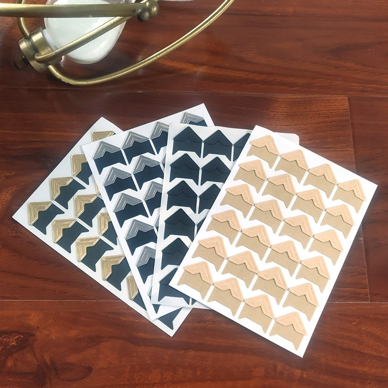 复古韩国DIY手工粘贴式相册相簿纪念影集制作配件24枚 相角贴