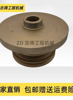 挖掘机日立EX200-5-6/210/240/-3-6曲轴皮带轮五十铃6BG1发动机