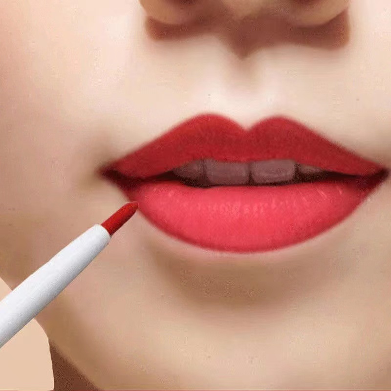 NBVB双头自动唇线笔唇笔不沾杯持久不掉色防水不易脱色初学口红笔