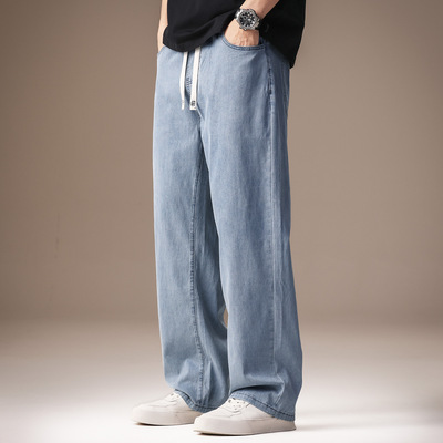 高端天丝莱赛尔男休闲裤