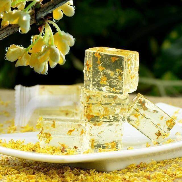 官方推荐水晶桂花糕 茉莉花糕 玫瑰花糕 百香果糕 酸梅糕水晶猕猴