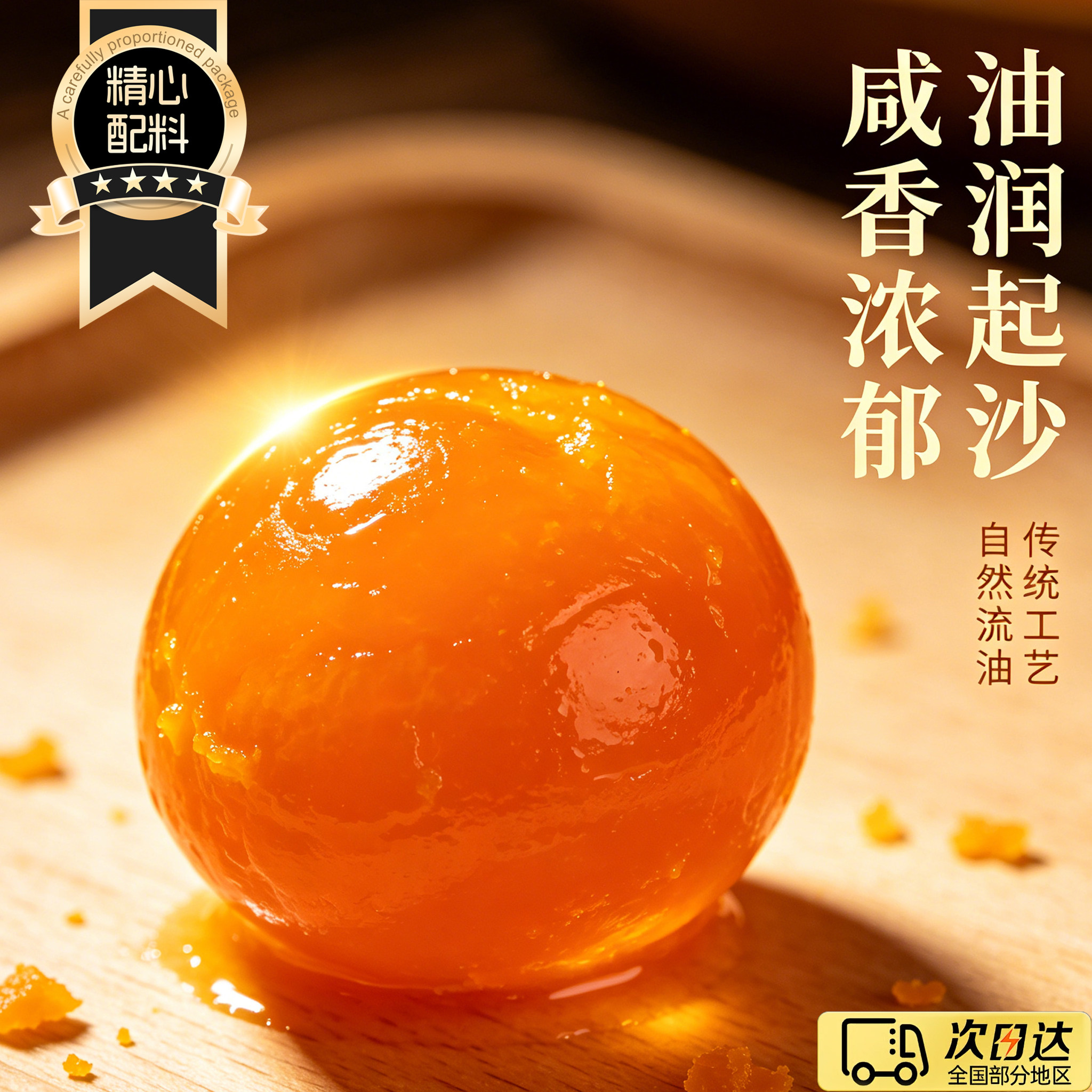 高邮咸鸭蛋黄包粽子蛋黄酥商用