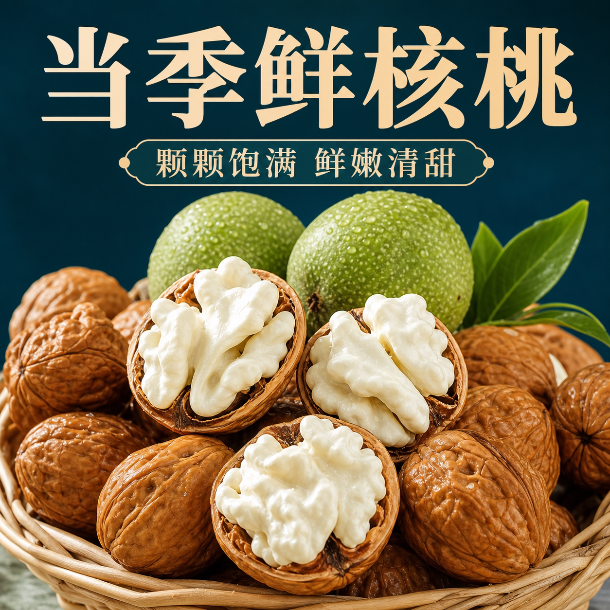 2026新鲜湿核桃薄皮四川新疆