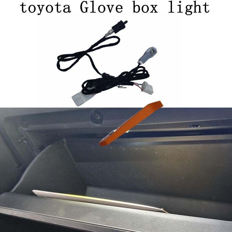 适用丰田rav4 5~5.5代 altis 卡罗拉cross 手套箱灯 加装款带开关