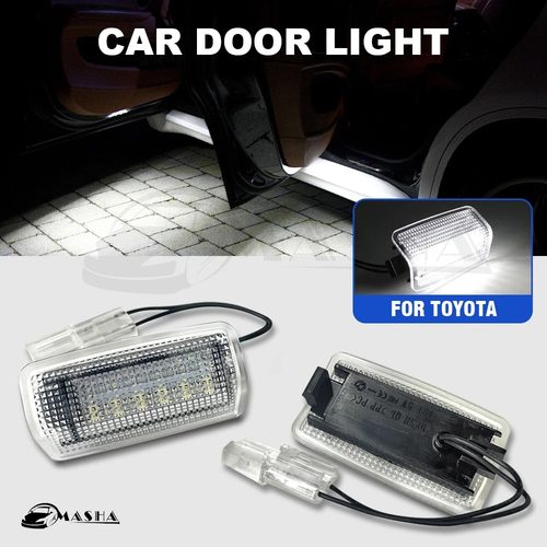 适用丰田埃尔法Alphard VELLFIRE 20系30系LED门边灯迎宾灯车门灯