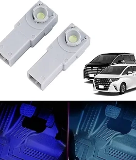 适用ALPHARD埃尔法20 30 40系LED脚窝灯 威尔法VELLFIRE 手套箱灯