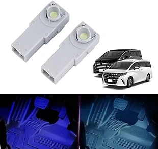 适用ALPHARD埃尔法20 30 40系LED脚窝灯 威尔法VELLFIRE 手套箱灯