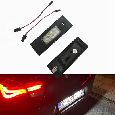 适用于寶馬1系E81 E87 F20 F21專用 車牌燈116 118 120 128牌照燈