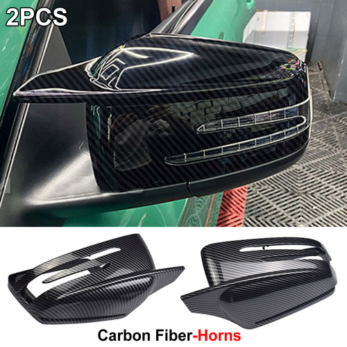 奔驰C级W204 C200 CLA200 A200 GLA200 A45改装后视镜罩倒车镜壳