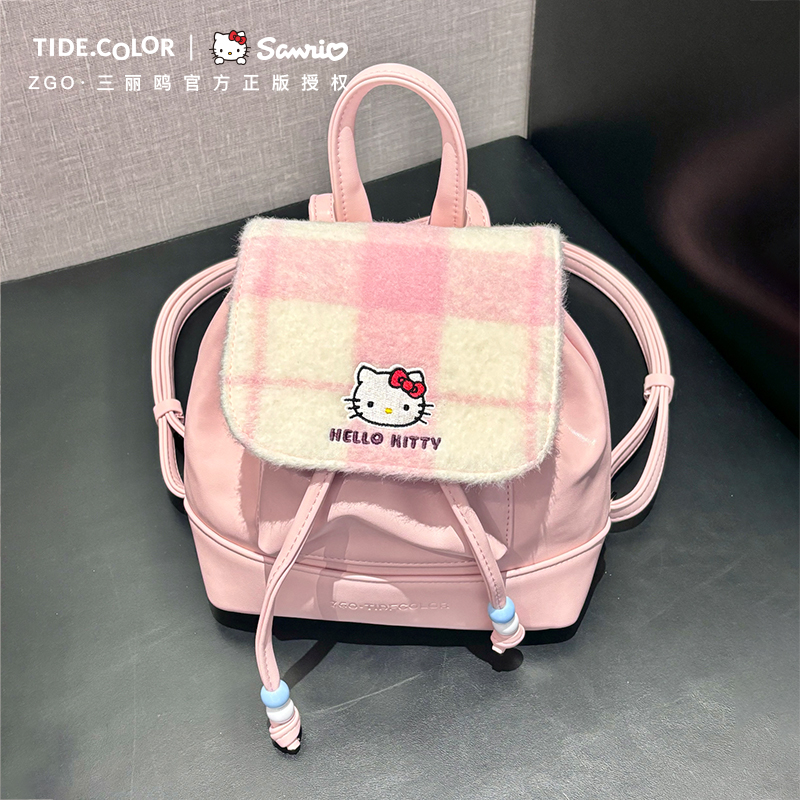 Tidecolor女款凯蒂猫小型双肩包