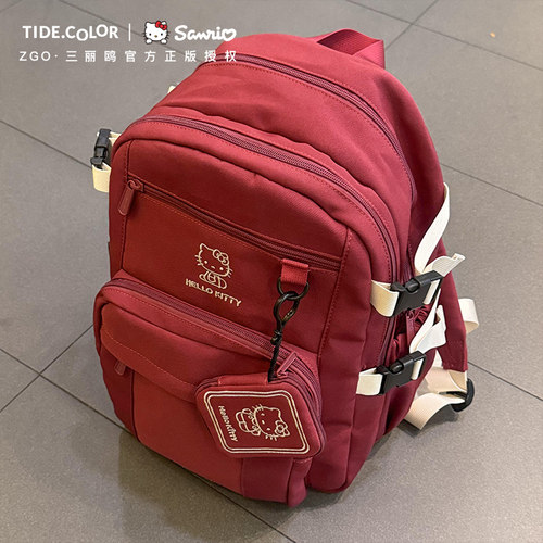 凯蒂猫小学高中生大容量书包