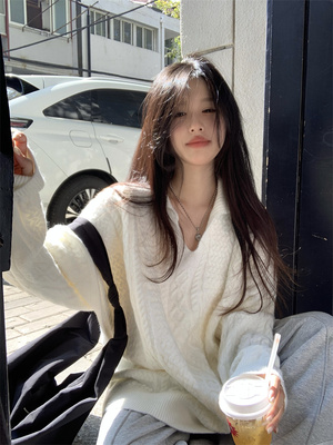 软糯慵懒风毛衣女秋冬