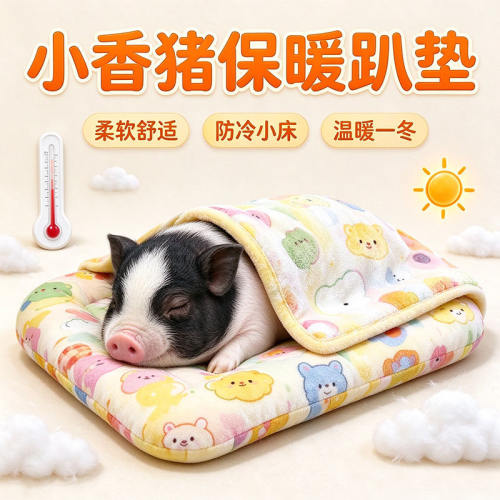 小香猪保暖垫子过冬小床