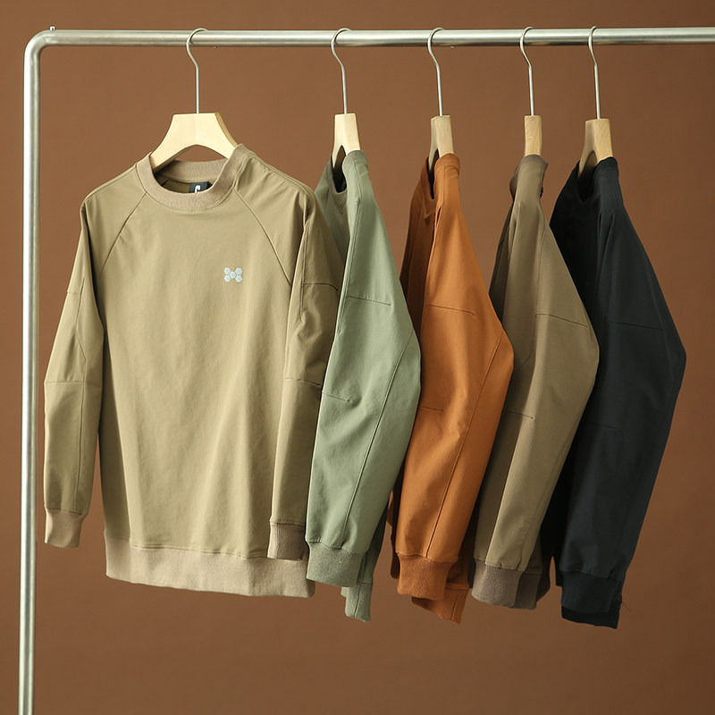 高端小众户外山系秋季新品防刮耐磨防防泼水软壳衣男款圆领卫衣,男装,卫衣,淘宝优惠券,粉丝福利购,淘宝优惠卷