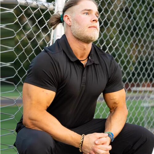 整单牛货！老美高尔夫吸湿速干高弹透气春夏男运动休闲短袖POLO衫