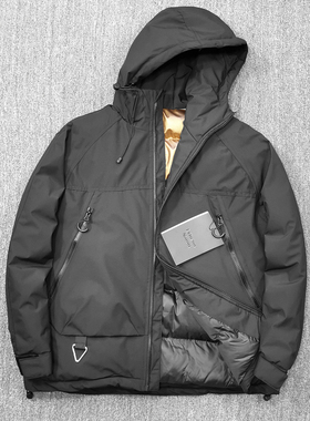 媲美茑AT0M 轻量户外石墨烯发热加厚羽绒棉 冬季男士棉衣夹克外套