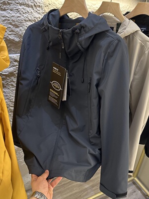 柜5990 双门禁拉链全天候高端户外防风水冲锋衣情侣机能夹克外套