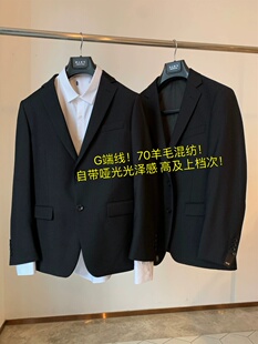 高端商务休闲西服西装 柜1W6 秋冬男士 铜氨里衬 外套 重磅100羊毛