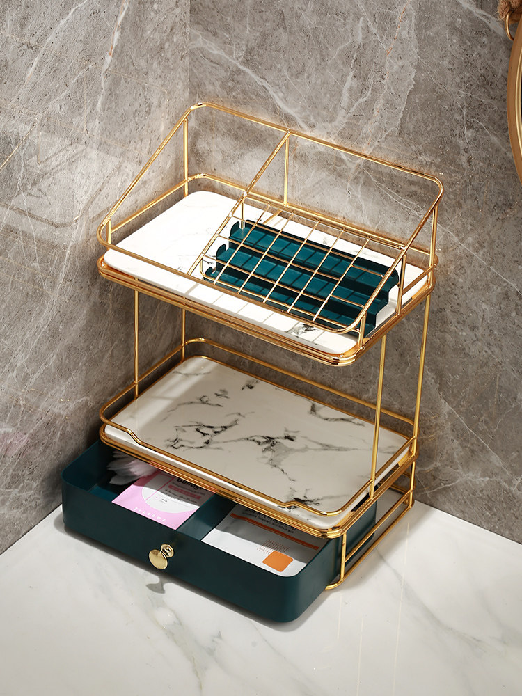 skin care and cosmetics storage box perfume lipstick shelf