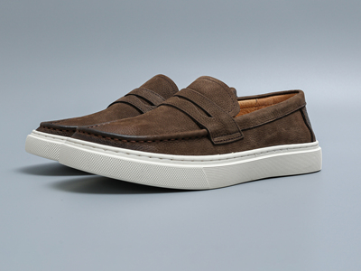 英国Hilditch&Key男士休闲鞋磨砂牛皮时尚商务休闲鞋豆豆鞋HK7876