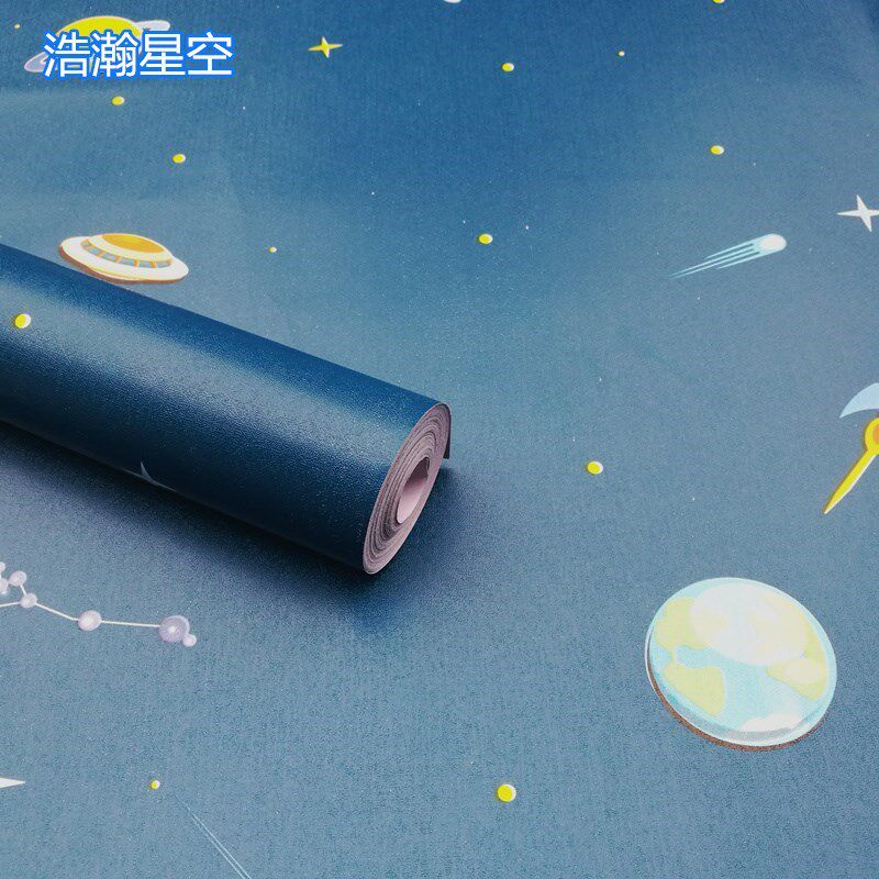 自粘防油翻新卧室墙纸