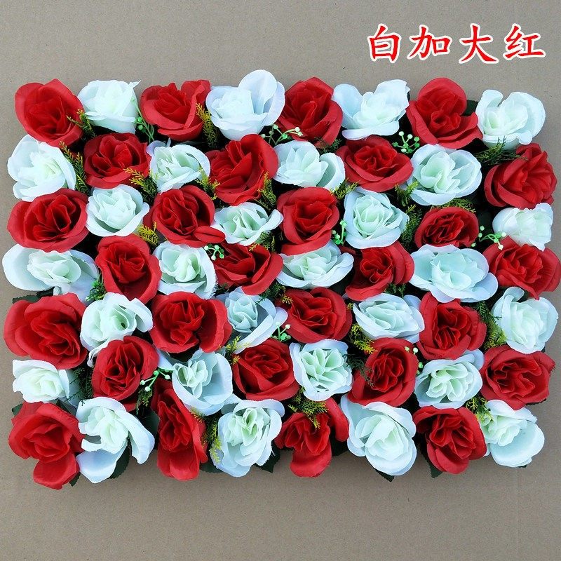婚庆排花拱门花仿真花手工排花花门花拱门绢花diy材料装饰花花墙