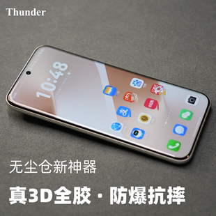 Thunder 华为Pura80Pro全胶钢化膜Pura80ultra手机膜Pura80U热弯曲面pura70pro全屏覆盖P80pro全包防摔Pro