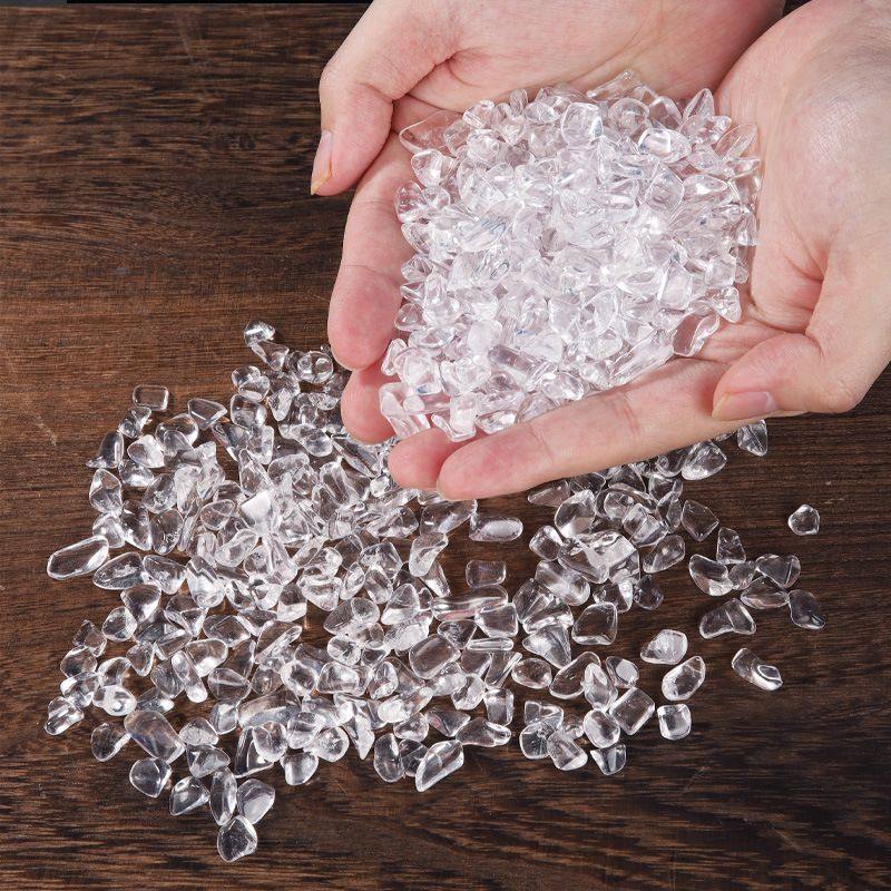 白水晶碎石白水晶消磁石水晶碗手