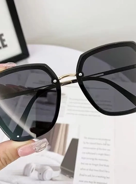 2025年新款墨镜女夏季防紫外线偏光眼镜大圆脸网红时尚韩版太阳镜