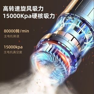 美国小猪吸尘器湿拖一体机家用小型手持大吸力功率吸尘机除尘除螨