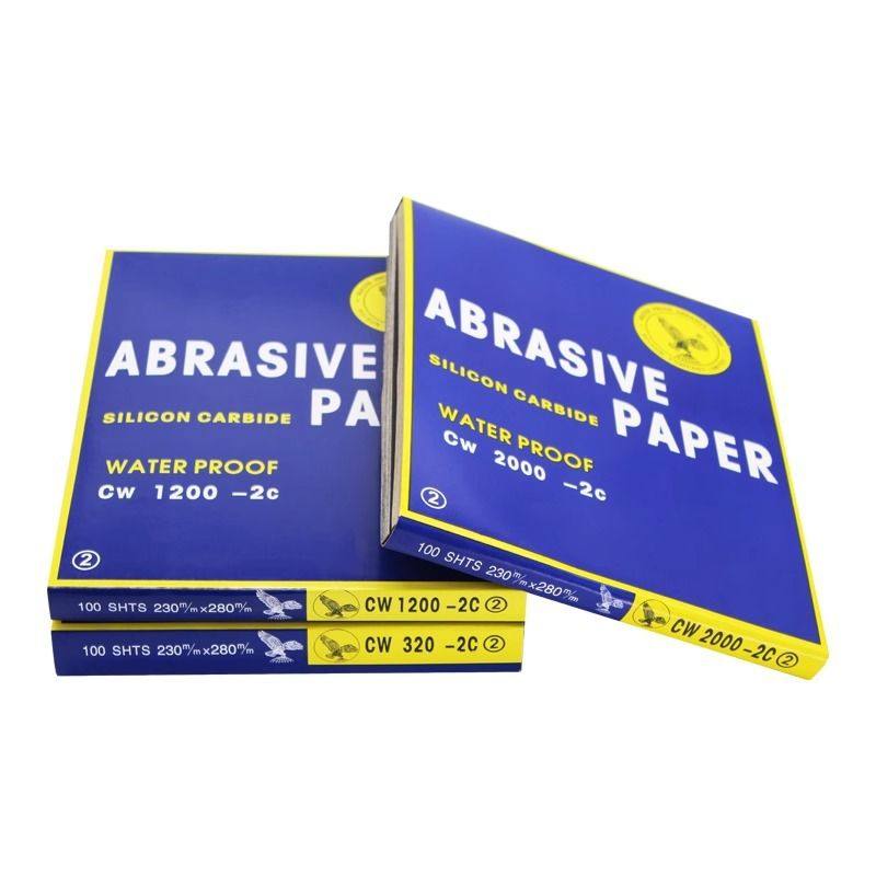 打磨沙纸砂皮墙面木工鹰牌套装干磨超细抛光砂纸水磨