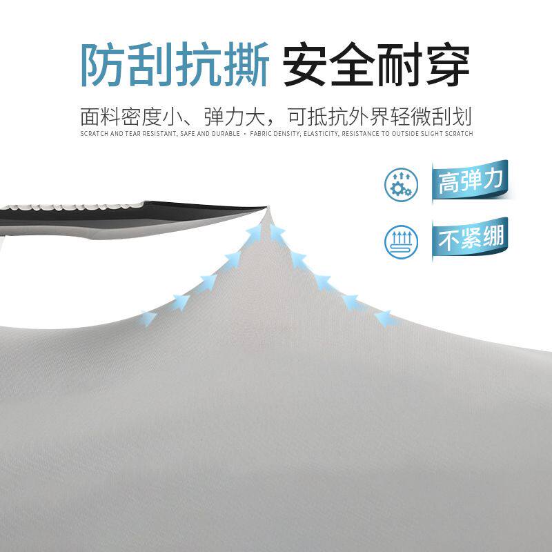 夏季冰丝防晒袖套男女开车骑行防紫外线速干漏指钓鱼手套防滑