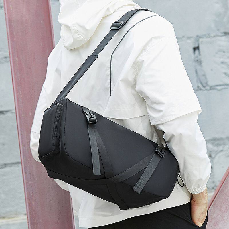 日系斜挎包潮牌单肩包男学生休闲