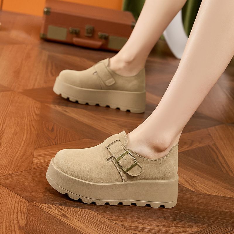 勃肯鞋女2025春夏新款真皮百搭休