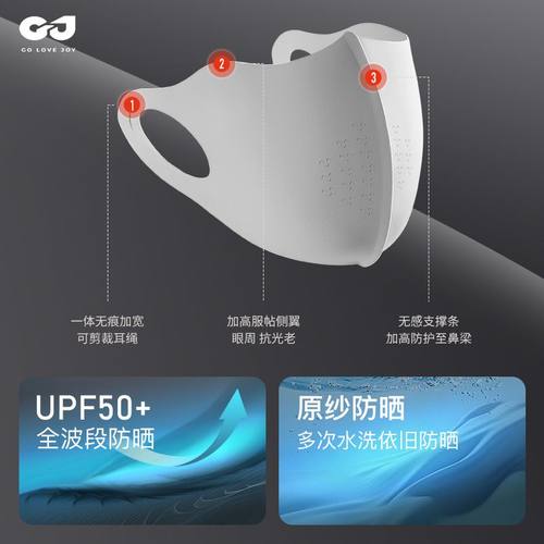 夏季男女运动户外骑行防晒冰丝口