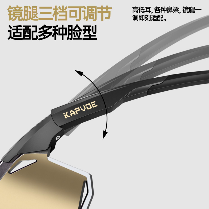 卡普沃kapvoe骑行眼镜高对比户外