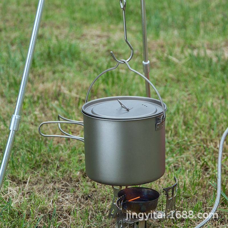 康钛纯钛吊锅钛杯750ml-2800ml手