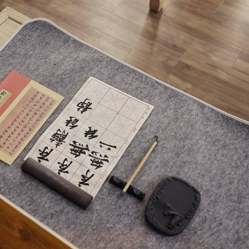 加厚毛毡垫书法毛毡毛毡布毛笔书