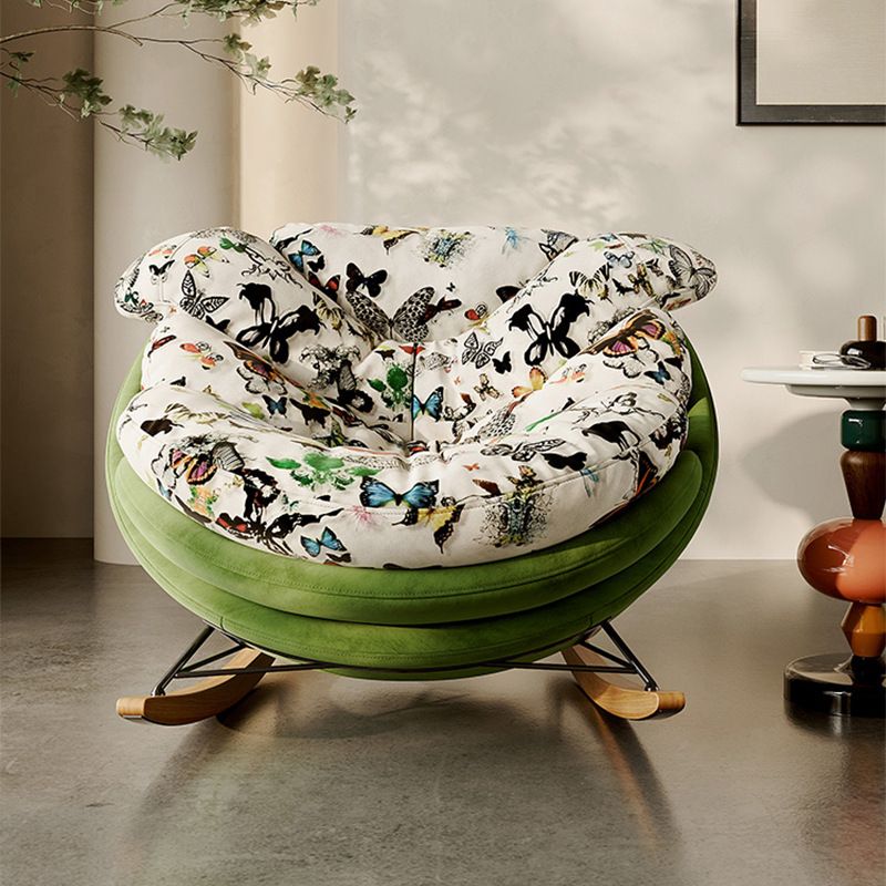 意式简约摇椅蝴蝶摇椅懒人沙发椅