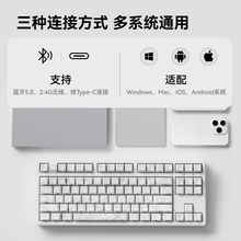 前行者Z87等高线cherry樱桃轴机械键盘无线蓝牙侧刻女生办公游戏