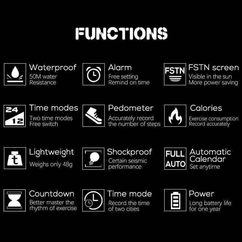 MenDigitalWatchMen'sSportsWatc