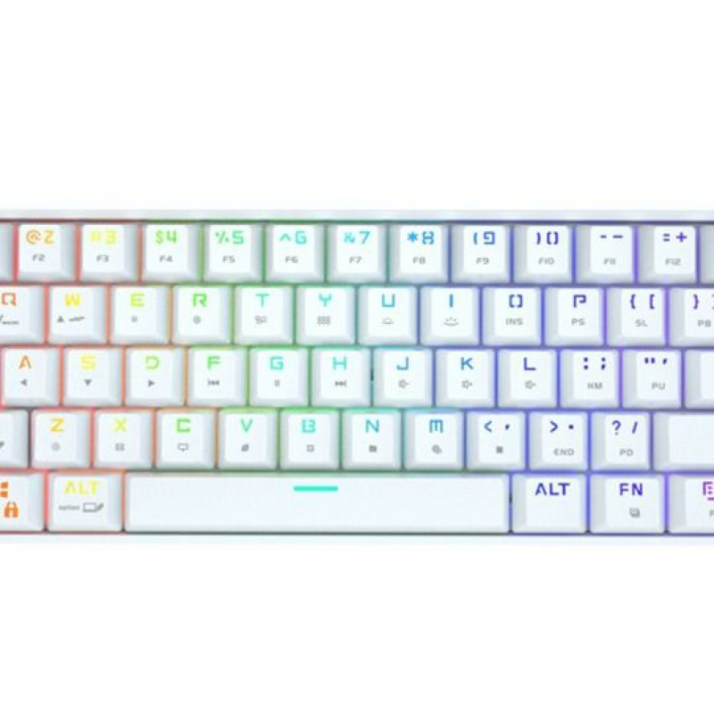 无线蓝牙双模61键RGB键盘跨境款