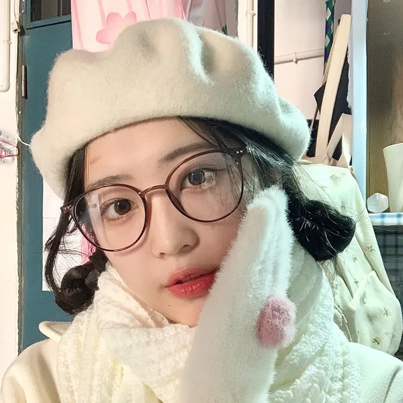 超轻透明TR眼镜框 款韩版女素颜风冷茶色防蓝光近视眼镜架