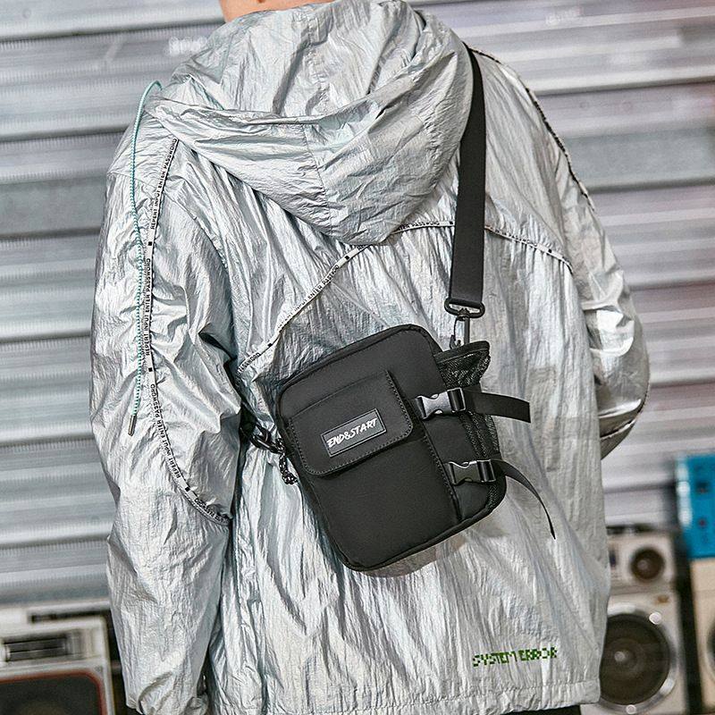 男士小挎包潮牌单肩包ins潮小包