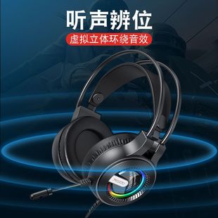 yesido头戴式 游戏电竞线控耳麦耳机手机电脑通用吃鸡游戏耳机礼品