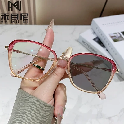 眼镜框新款防蓝光眼镜框镜架女潮搭变色眼镜素颜装饰镜近视眼镜框